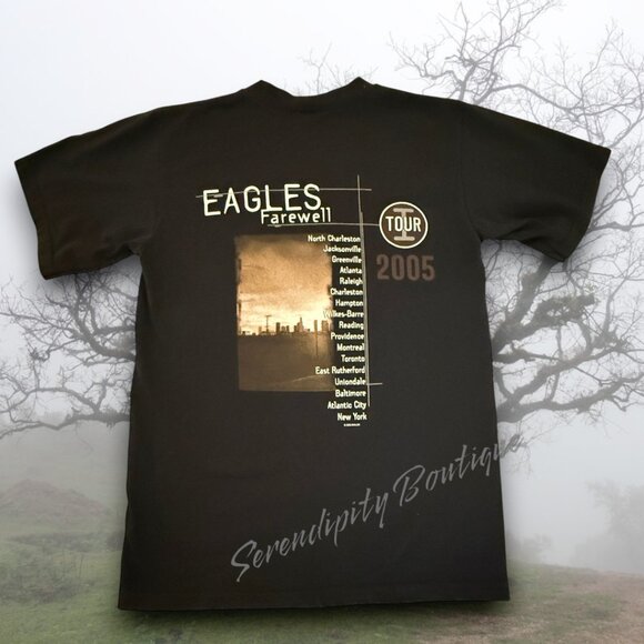Eagles Rock Band 2005 Farewell Concert Tour 100% Cotton T Shirt - Picture 7 of 13